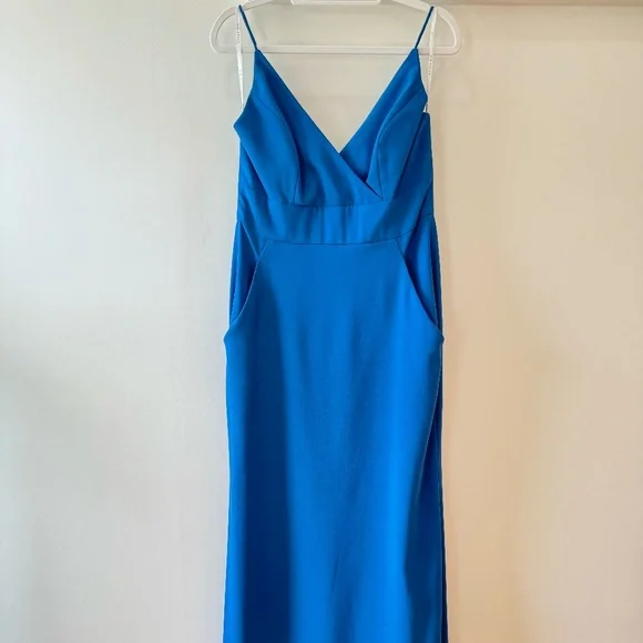 Dessy Collection | Dresses | Dessy 6824 2 Dusk Blue Bridesmaid Dress |  Poshmark